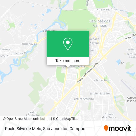 Paulo Silva de Melo map