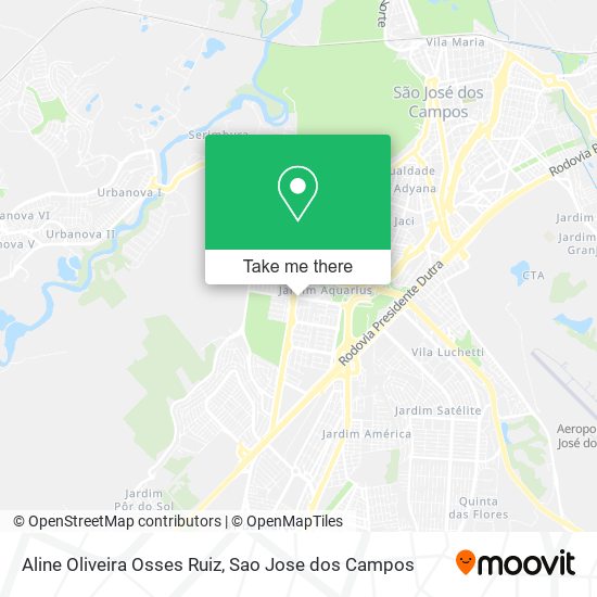 Aline Oliveira Osses Ruiz map