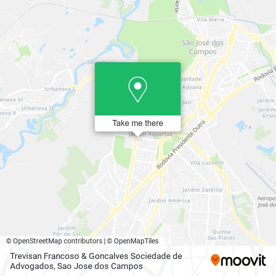 Trevisan Francoso & Goncalves Sociedade de Advogados map