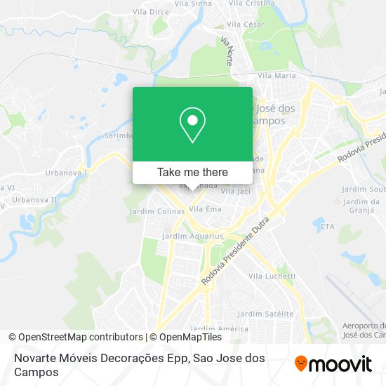 Novarte Móveis Decorações Epp map