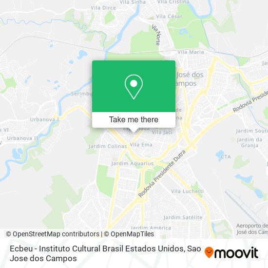 Ecbeu - Instituto Cultural Brasil Estados Unidos map