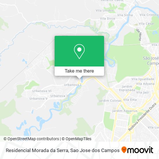 Mapa Residencial Morada da Serra