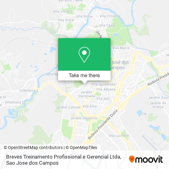 Breves Treinamento Profissional e Gerencial Ltda map