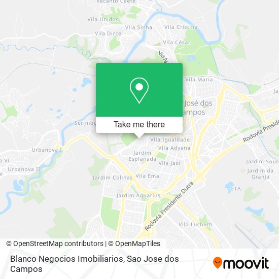 Blanco Negocios Imobiliarios map