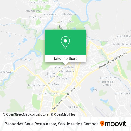 Benavides Bar e Restaurante map