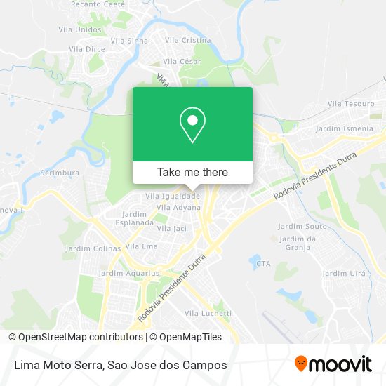 Lima Moto Serra map