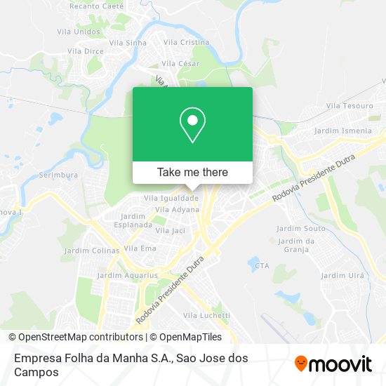 Empresa Folha da Manha S.A. map