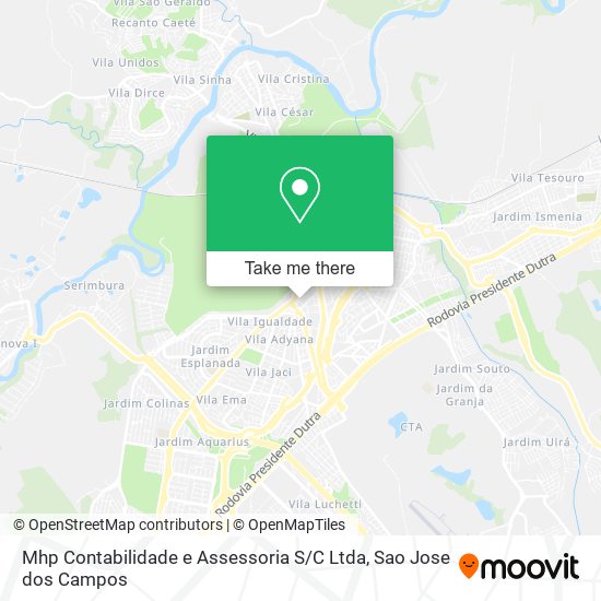 Mapa Mhp Contabilidade e Assessoria S / C Ltda