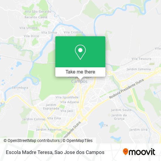 Mapa Escola Madre Teresa