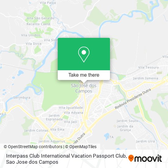 Interpass Club International Vacation Passport Club map