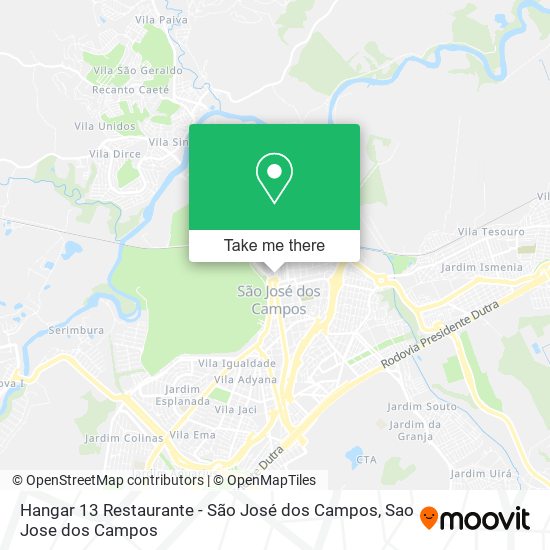 Hangar 13 Restaurante - São José dos Campos map