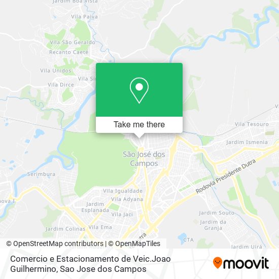 Comercio e Estacionamento de Veic.Joao Guilhermino map