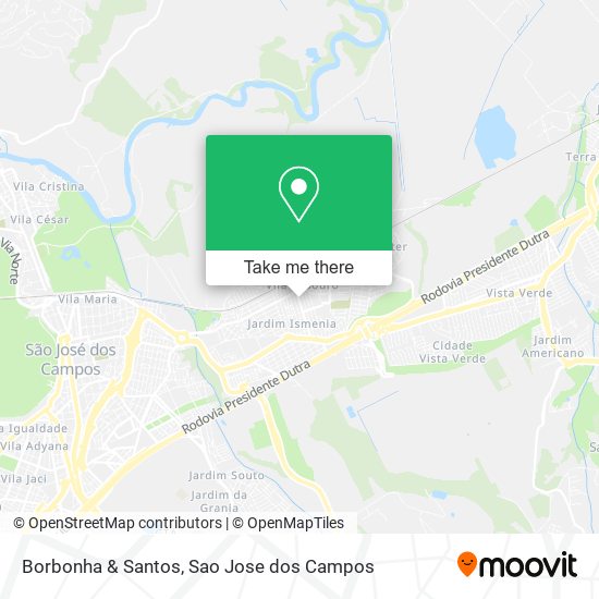 Borbonha & Santos map