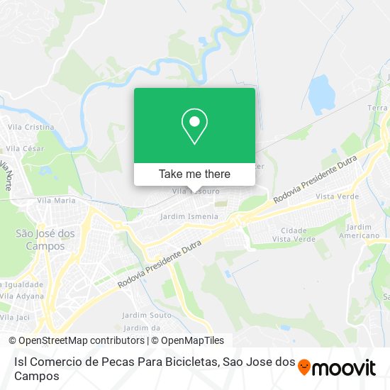 Isl Comercio de Pecas Para Bicicletas map