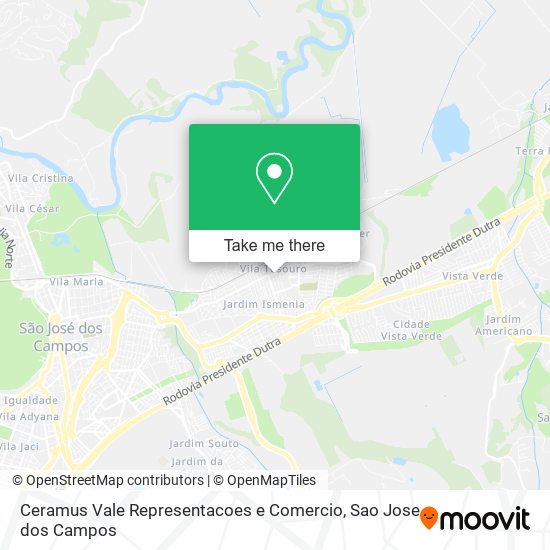 Ceramus Vale Representacoes e Comercio map
