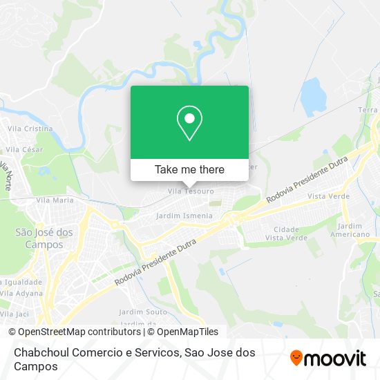 Chabchoul Comercio e Servicos map