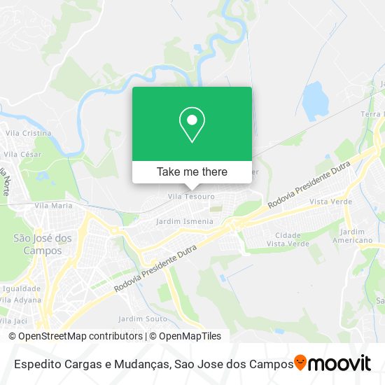 Mapa Espedito Cargas e Mudanças