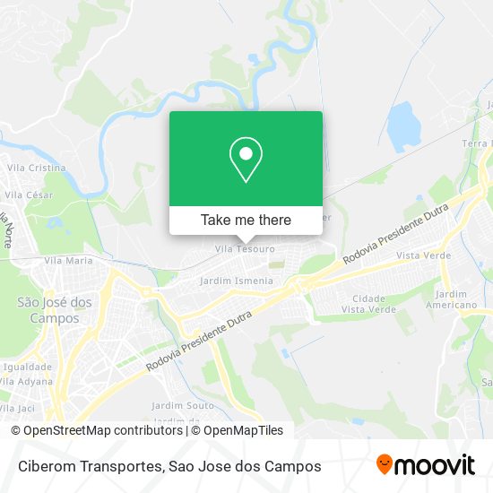 Ciberom Transportes map