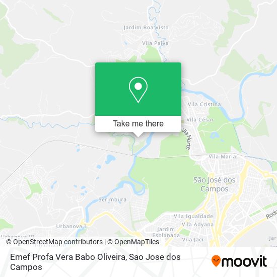 Emef Profa Vera Babo Oliveira map