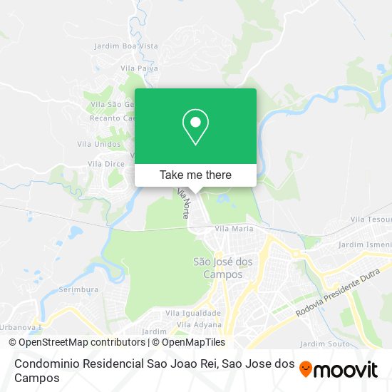 Condominio Residencial Sao Joao Rei map