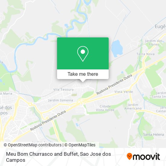Meu Bom Churrasco and Buffet map