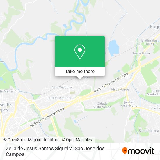 Mapa Zelia de Jesus Santos Siqueira