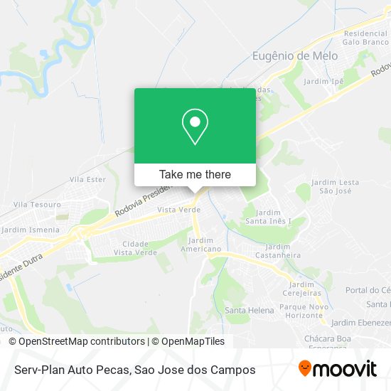 Mapa Serv-Plan Auto Pecas