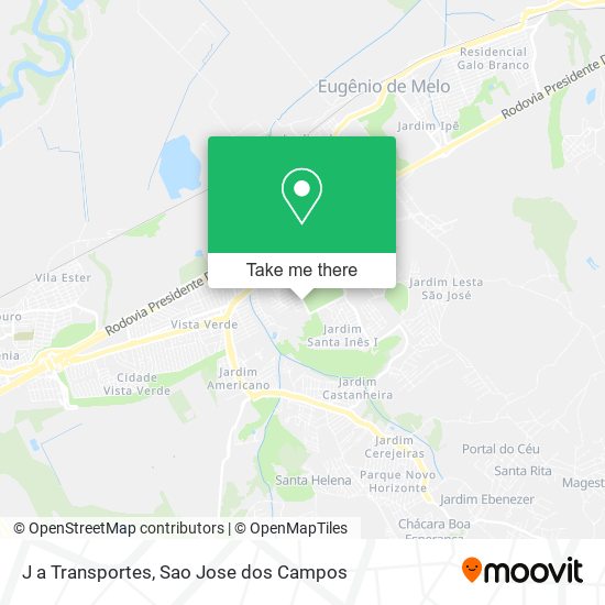 J a Transportes map