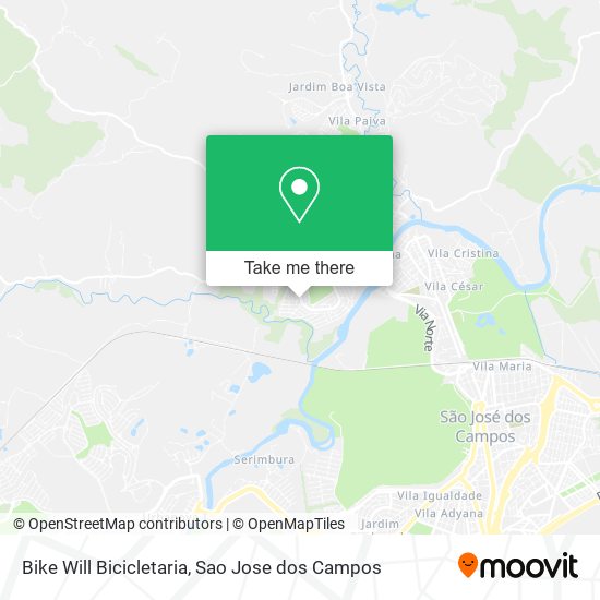 Mapa Bike Will Bicicletaria