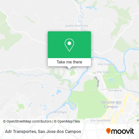 Adr Transportes map