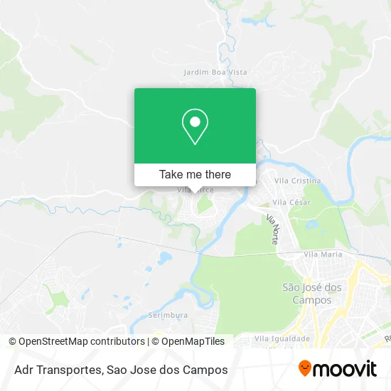 Adr Transportes map