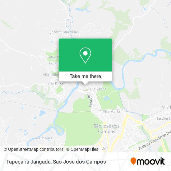 Mapa Tapeçaria Jangada