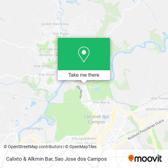 Mapa Calixto & Alkmin Bar