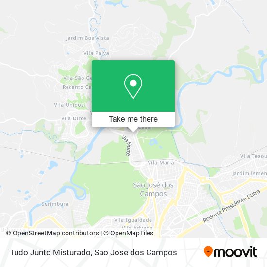 Mapa Tudo Junto Misturado