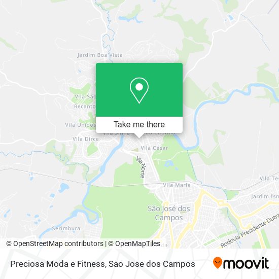 Preciosa Moda e Fitness map