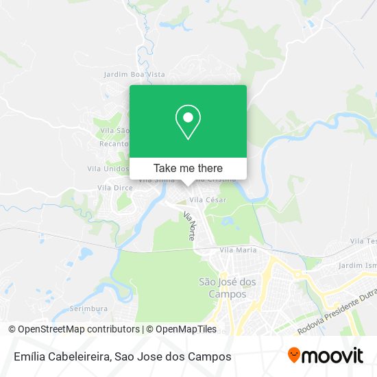 Emília Cabeleireira map