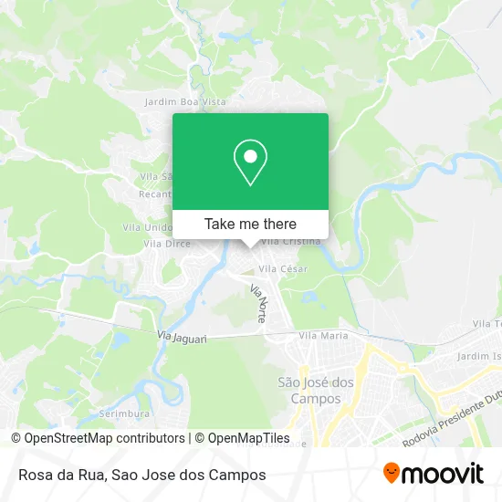Rosa da Rua map