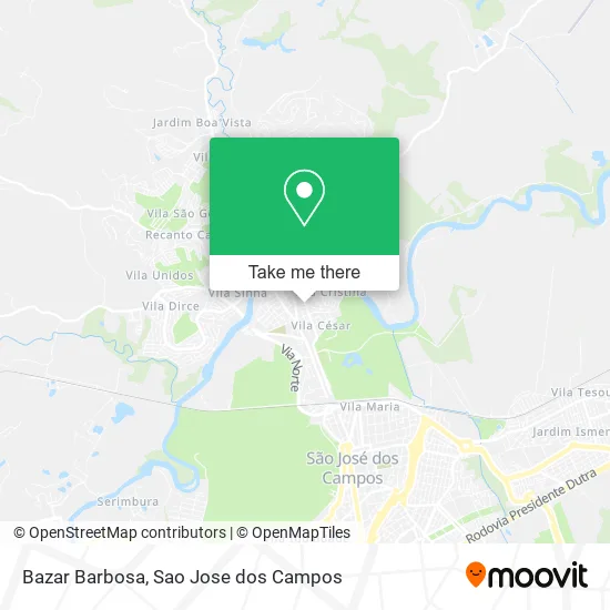 Bazar Barbosa map