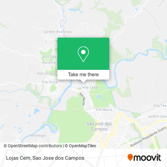 Mapa Lojas Cem