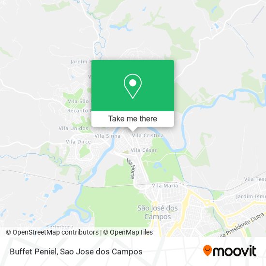 Buffet Peniel map