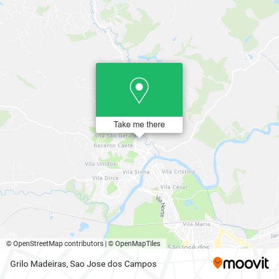Grilo Madeiras map