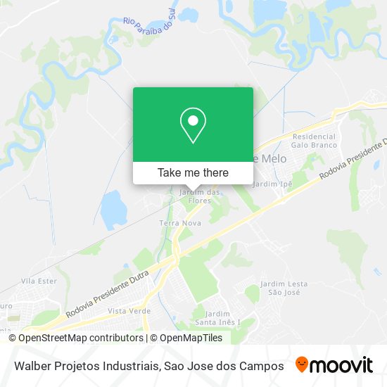 Walber Projetos Industriais map