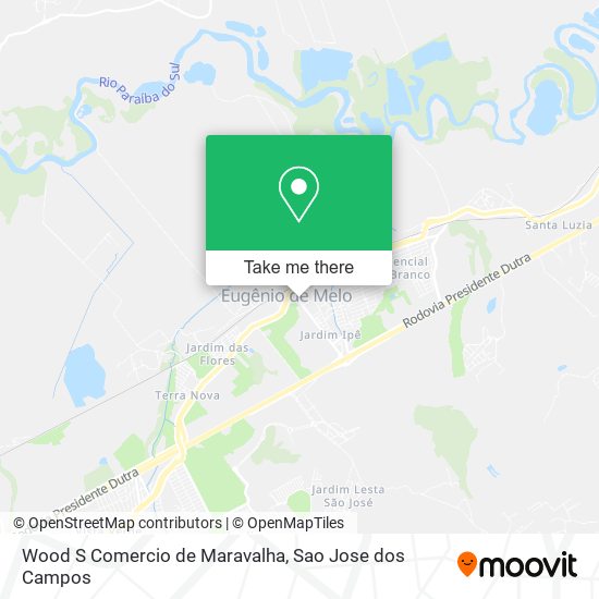 Wood S Comercio de Maravalha map