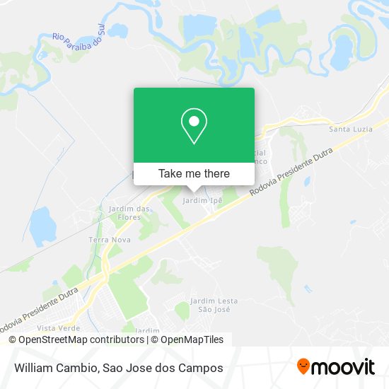 William Cambio map