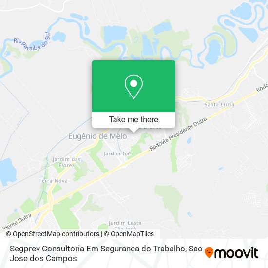 Segprev Consultoria Em Seguranca do Trabalho map