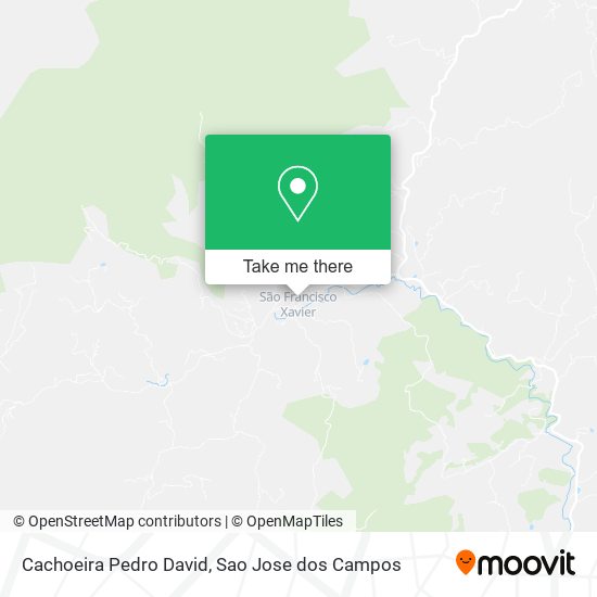 Cachoeira Pedro David map