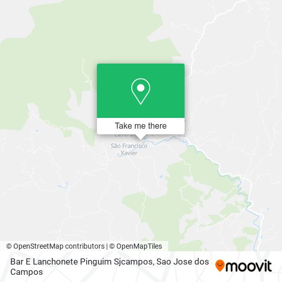 Mapa Bar E Lanchonete Pinguim Sjcampos