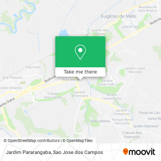Jardim Pararangaba map