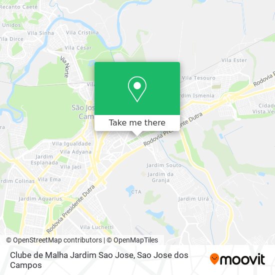 Clube de Malha Jardim Sao Jose map