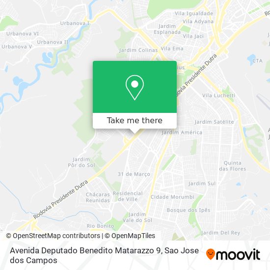 Avenida Deputado Benedito Matarazzo 9 map